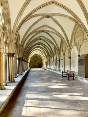 Salisbury Cathedral Courtyard